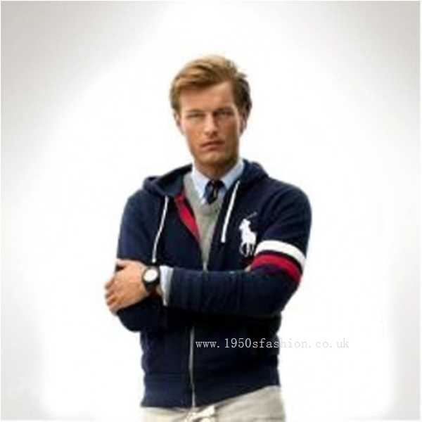 Polo Ralph Lauren Weathered Beacon Full Zip Royalblue(Price reduction ,College ,Season ,batwing sleeve)